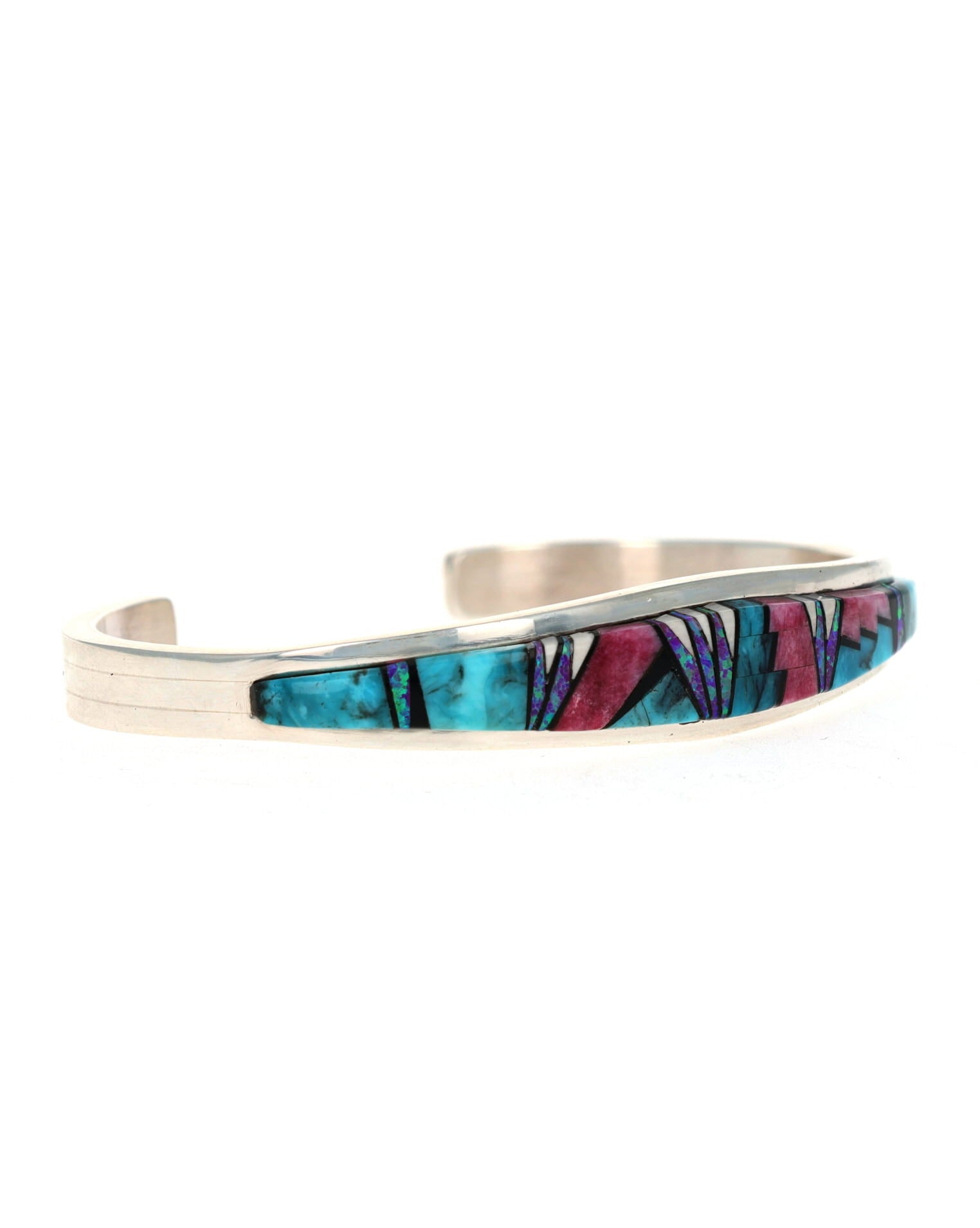 "Stackable" Multi-Color Inlay Bracelet