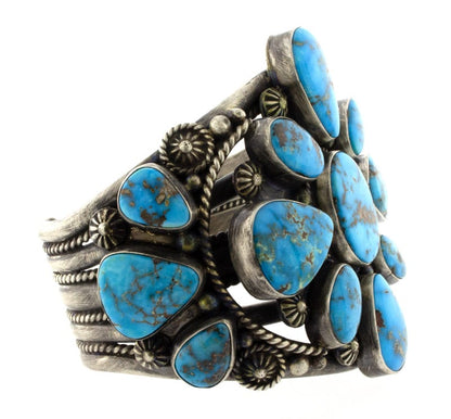 Sonoran Rose Turquoise Cluster Bracelet