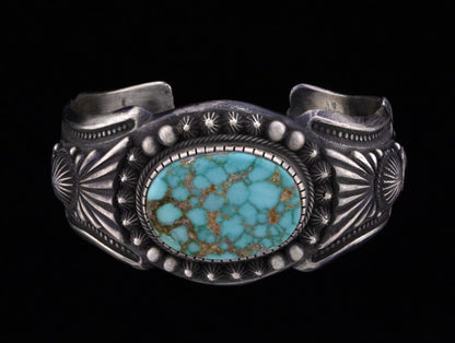 High Grade Natural Pilot Mountain Turquoise Bracelet