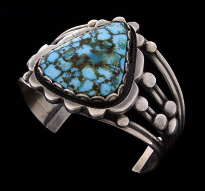 Hochwertiges natürliches Kingman Wasser-Web-Turquoise-Armband