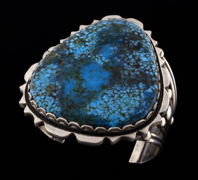 Natürlicher Kingman-Turquoise-Armband