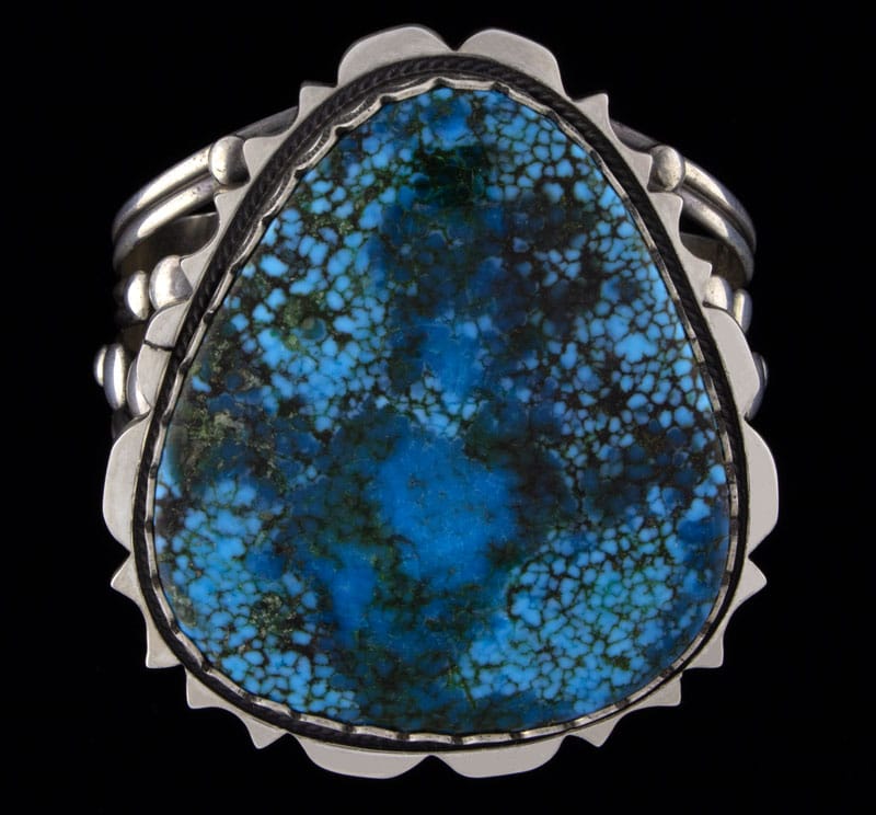 Natürlicher Kingman-Turquoise-Armband