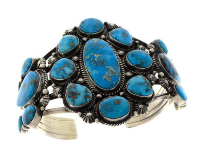 Sonoran Rose Turquoise Cluster Bracelet