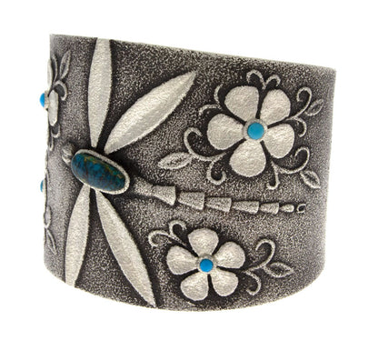 Bracelet Libellule en Tuf avec 4 Fleurs