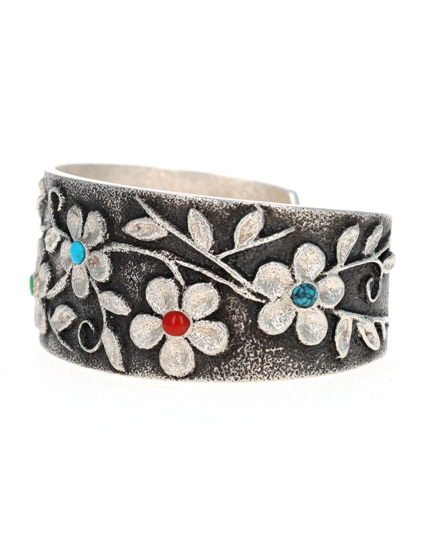 Tufa Cast 6-Flower Multi-Stone Bracelet