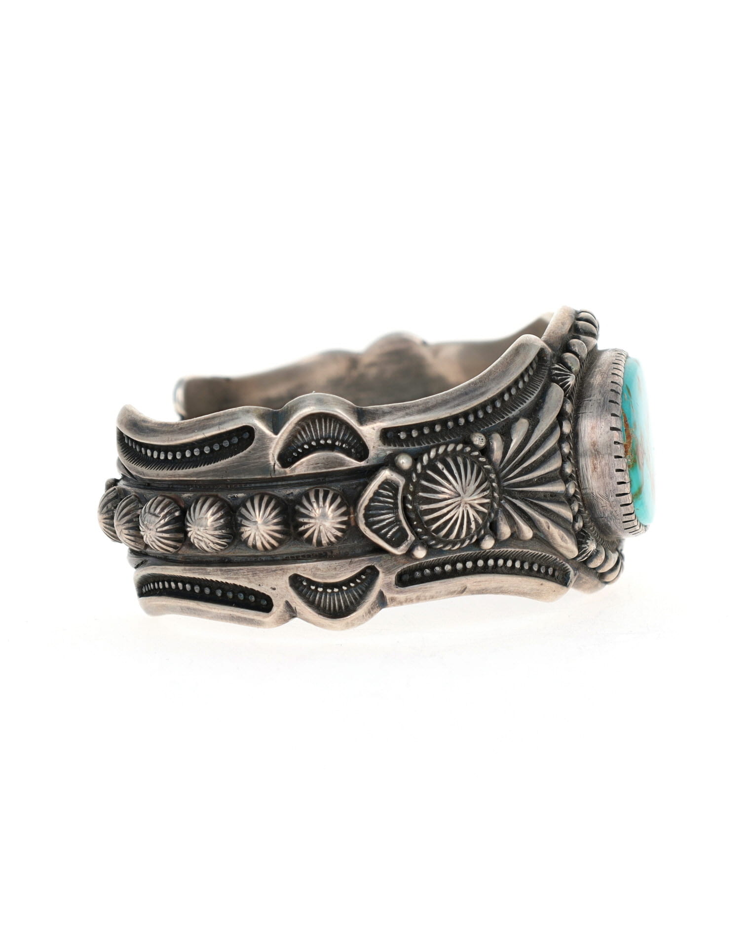 Natural Pilot Mountain Turquoise Bracelet