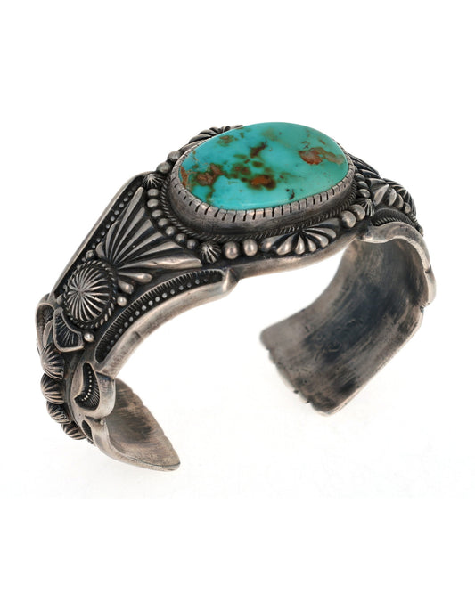 Bracelet en turquoise naturelle de Pilot Mountain