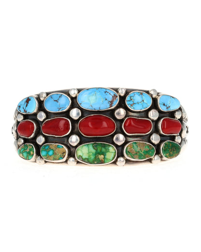 Multi-Color 3-Row Bracelet